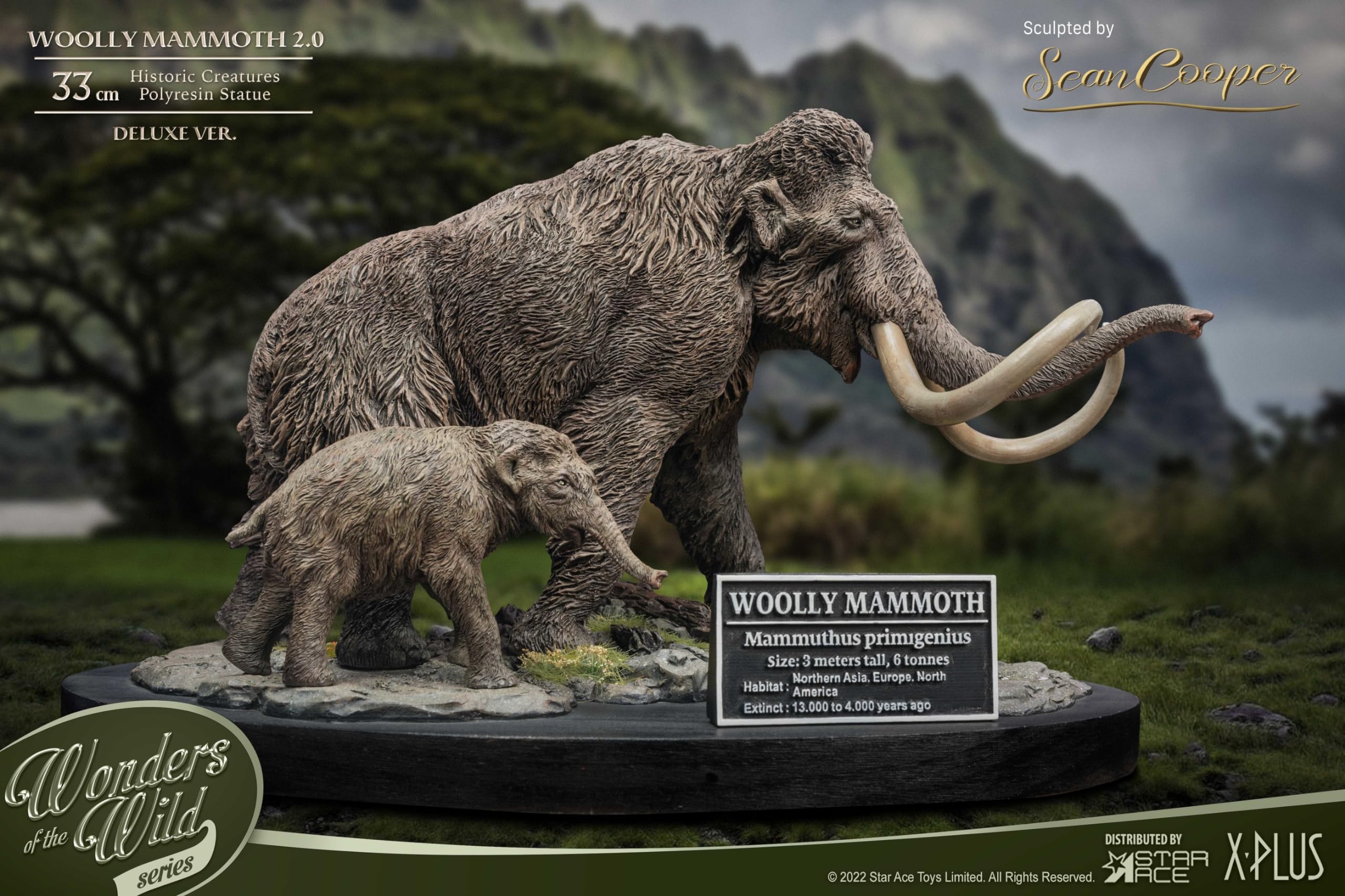 Amazon.com: Wonders of The Wild – Wooly Mammoth 2.0 Polyresin
